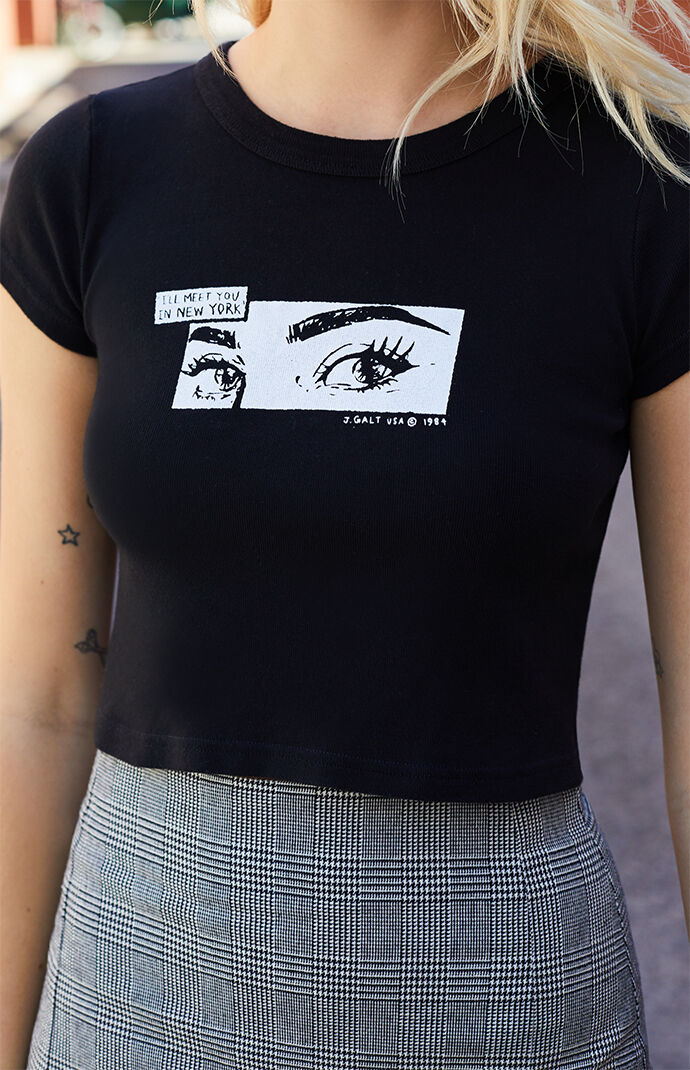 Ashlyn Comic Crop Top