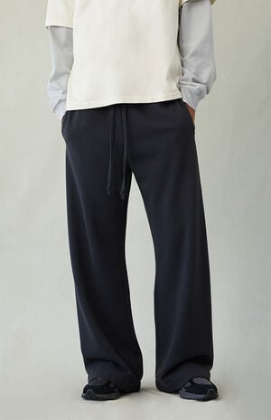 Black Wash Baggy Sweatpants image number 1