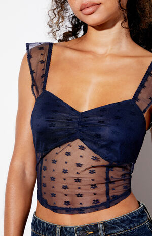 Cinched Lace Tank Top image number 2