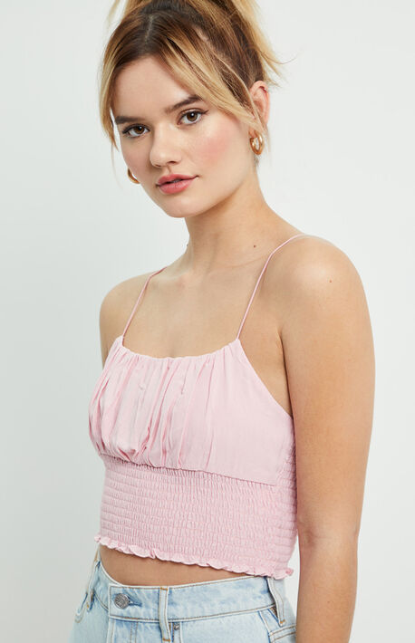Smocked Bodice Cami Top