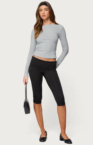 Loria Striped Boat Neck Top image number 5