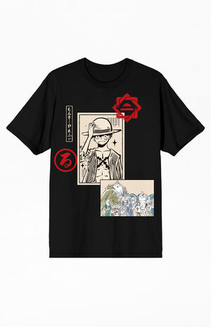 One Piece Manga Character T-Shirt image number 1