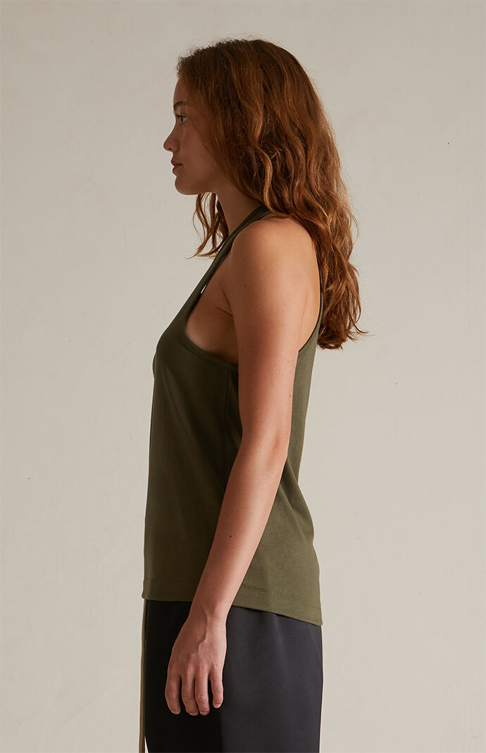 Fear of God ESSENTIALS Women's Military Tri-Blend Tank Top | Pacsun