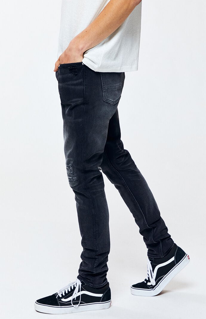 Pacsun stacked skinny denim black clearance