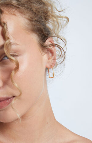 Square Hoop Earrings image number 2