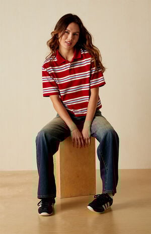 Diana Striped Polo Shirt