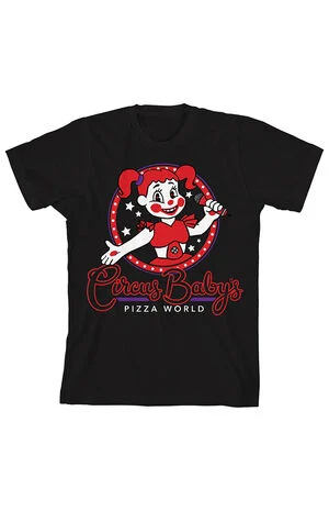 Kids Circus Babys Pizza T-Shirt image number 1