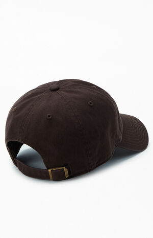 Brown LA Dodgers Strapback Dad Hat image number 2