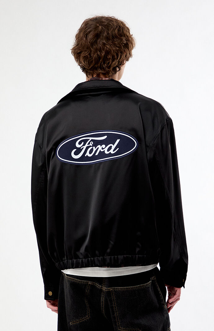 FORD Logo Satin Gas Jacket | Pacsun