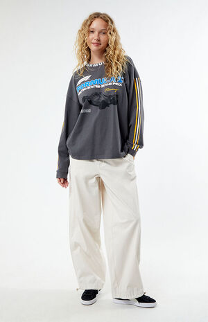 x PacSun Grand Prix Racing Long Sleeve Oversized T-Shirt image number 4
