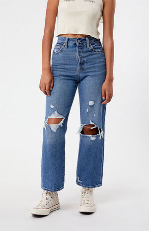 Ribcage Straight Ankle Jeans image number 2