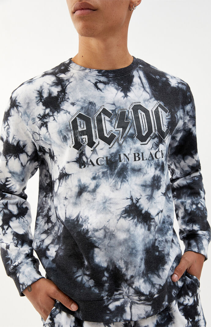 Ac dc tie hot sale dye sweatshirt