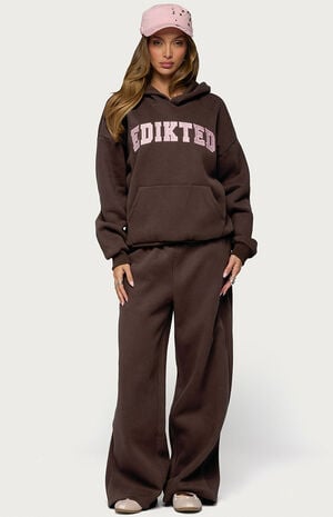 Edikted Glow Rhinestone Hoodie image number 5