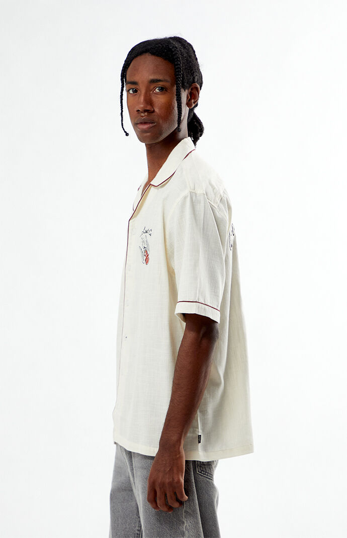LOST Bone Breakers Woven Camp Shirt | Pacsun
