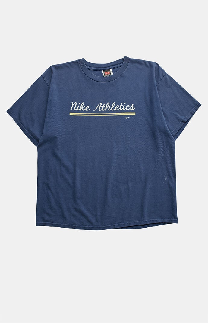 PS VINTAGE 2000s Navy Nike Athletics T-Shirt