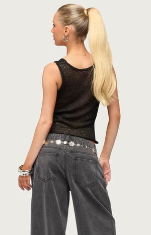 Eleora Sequin Knit Tank Top image number 3