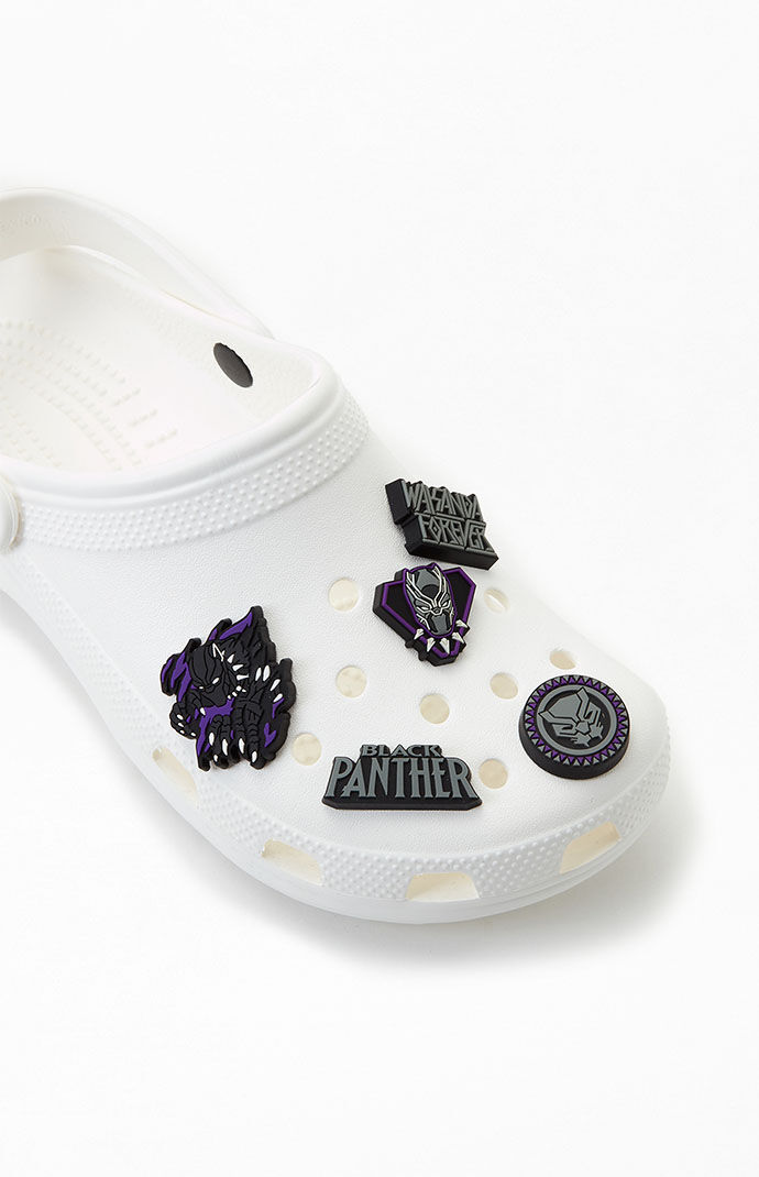 Black panther croc charm deals