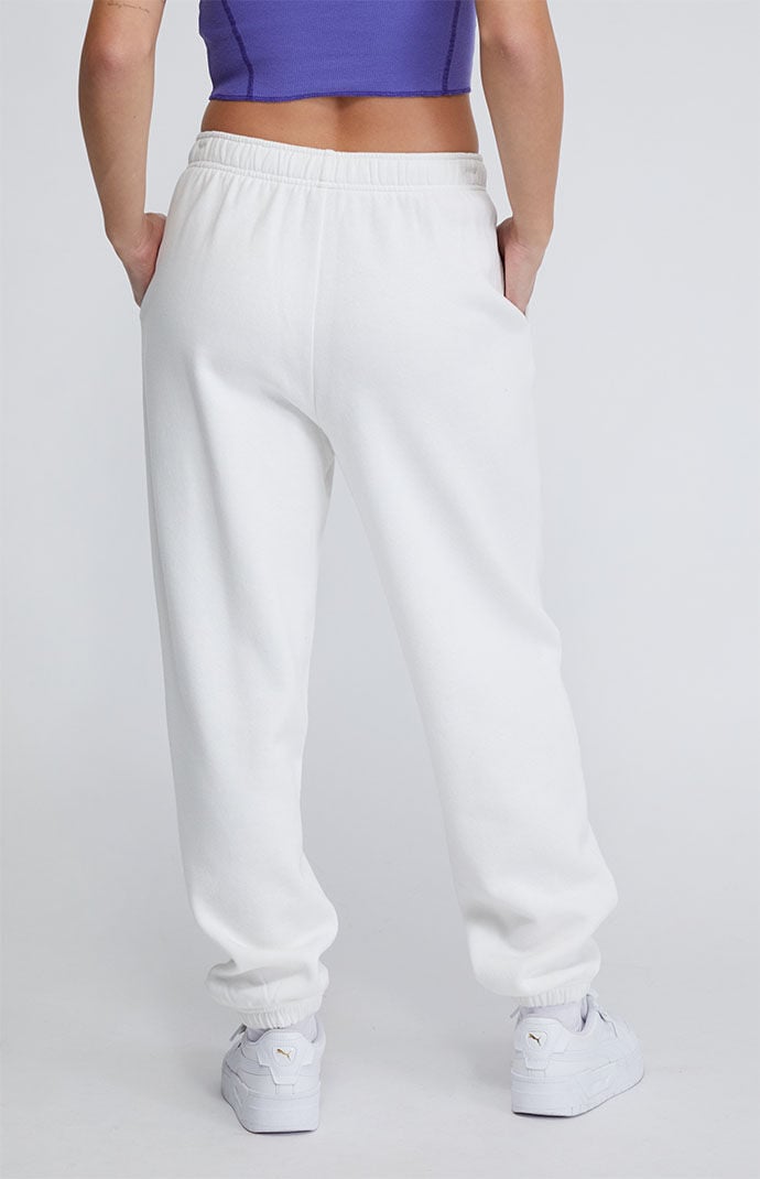 Girls white sweatpants 2025
