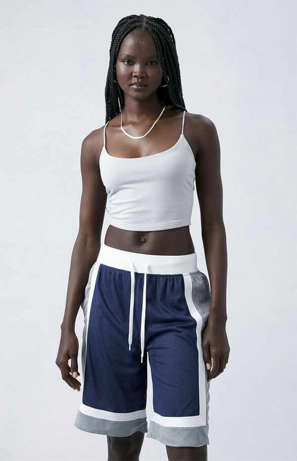 Pacsun Colorblock Longline Basketball Shorts | Pacsun