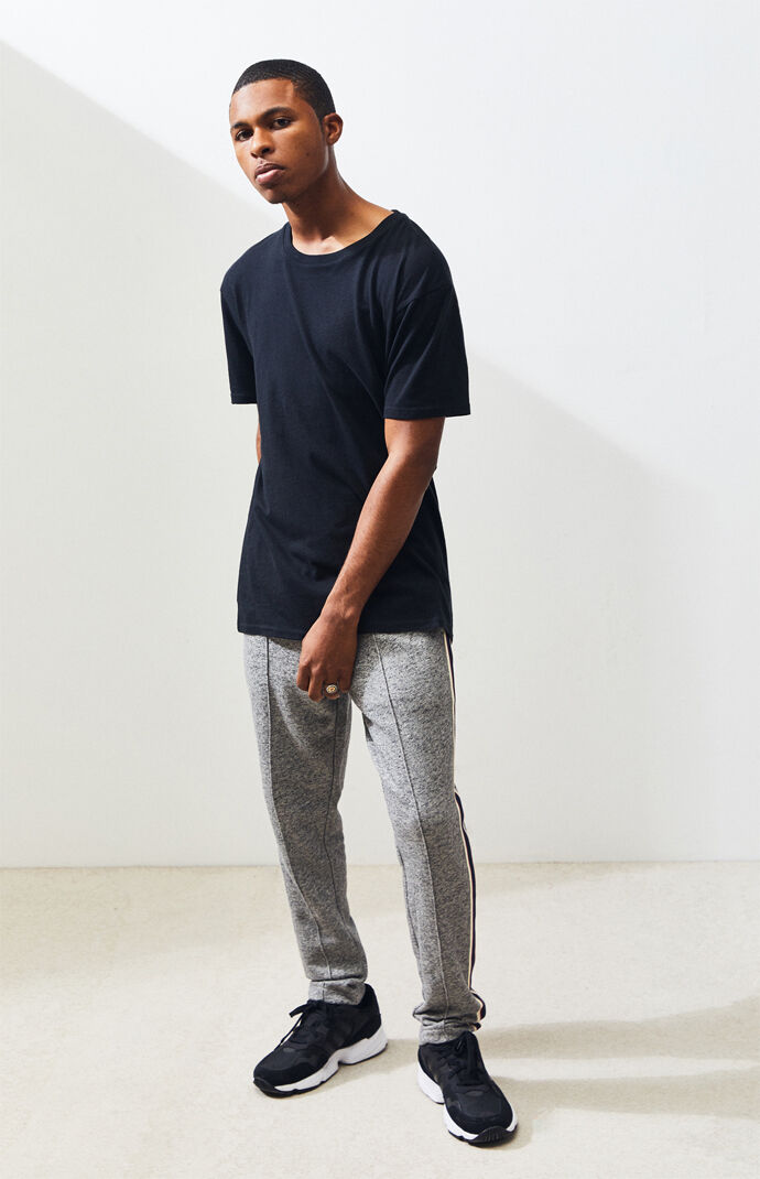 French Terry Side Stripe Track Pants