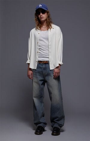 by Pacsun Dylan Baggy Jeans Medium Blue image number 1