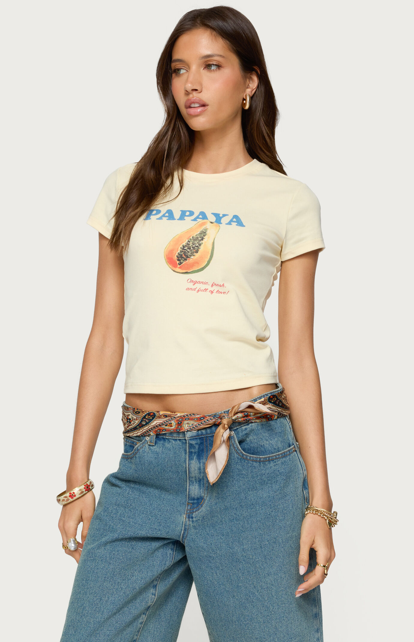 Edikted Papaya T-Shirt