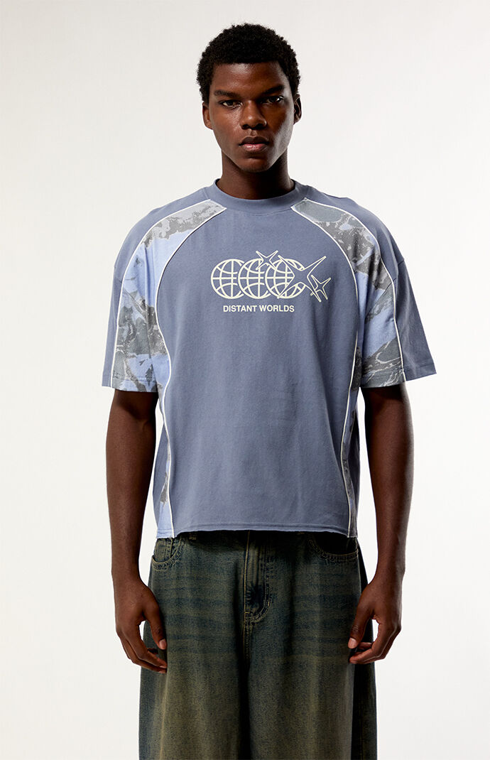 Pacsun Distant Worlds Camo Block T-Shirt
