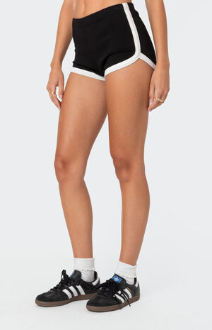 Elana Contrast Micro Shorts image number 4