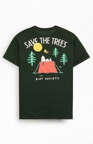 Snoopy Save The Trees T-Shirt image number 1