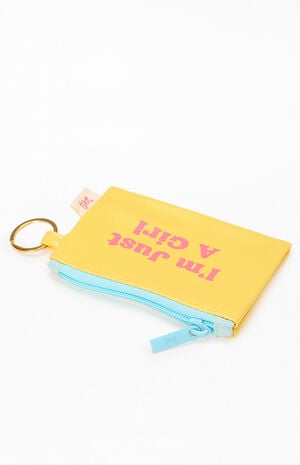I'm Just a Girl Color Block Penny Key Ring image number 2