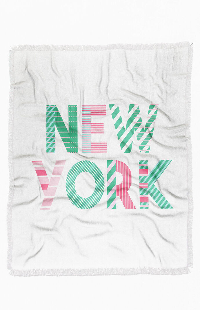 Cool Summer In The City Throw Blanket
