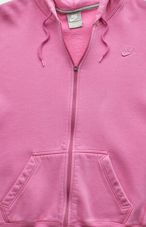 Pink 2000s Nike Zip Hoodie image number 5