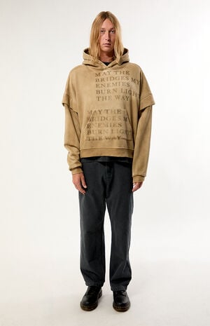 Layered Muscle Fleece Hoodie image number 5