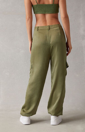 x PacSun Danny Satin Trousers x PacSun Danny Satin Trousers image number 4