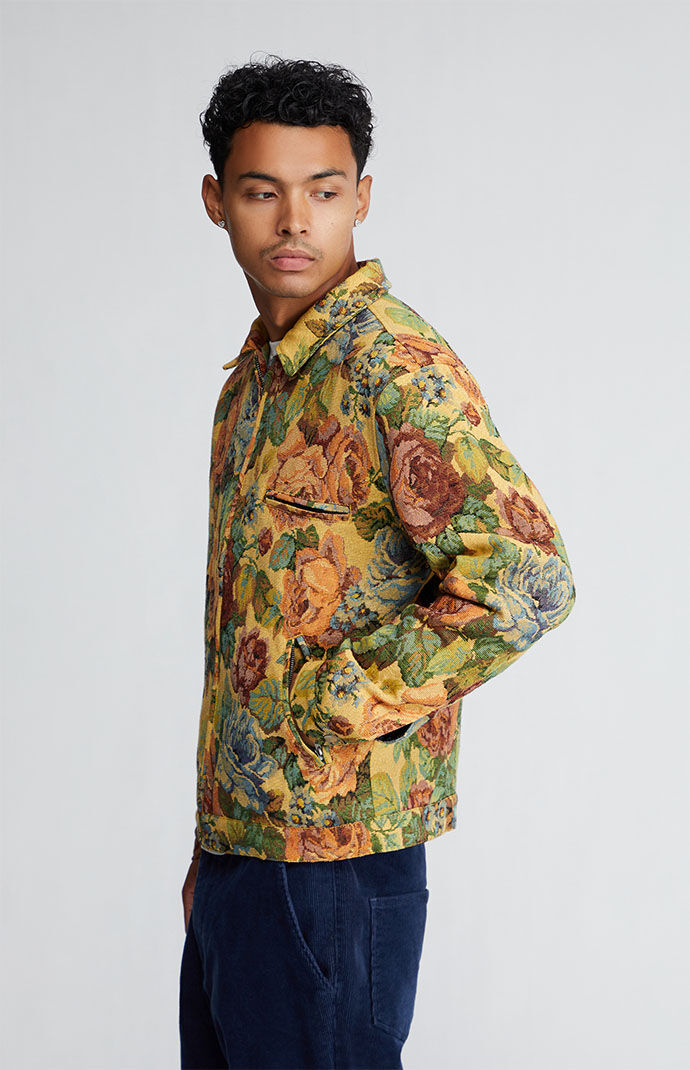 PacSun Jacquard Floral Gas Jacket | PacSun