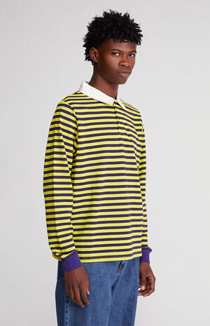 Pique Long Sleeve Polo Shirt image number 3