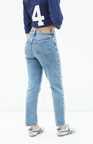 Medium Indigo Mom Jeans image number 4