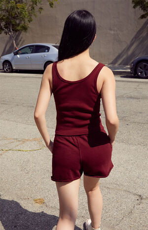 Burgundy Marissa Tank Top image number 3