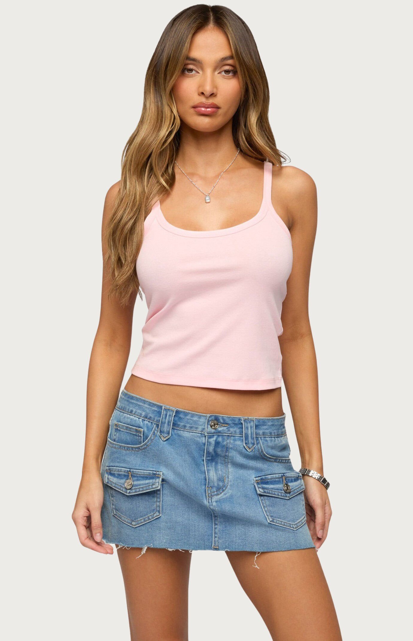 Edikted Basic Babe Tank Top
