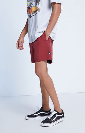 Red Primary Volley Shorts image number 3