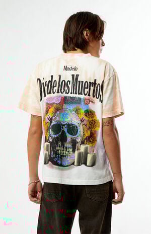 Altar Tie Dye Dia De Los Muertos T-Shirt image number 3