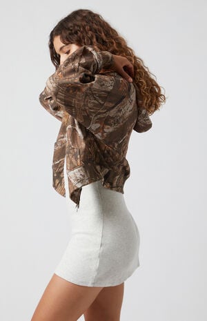 Active Sweat Modal Cropped Zip Up Hoodie image number 3