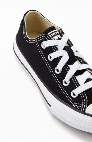 Kids Black Chuck Taylor All Star Low Top Shoes image number 6