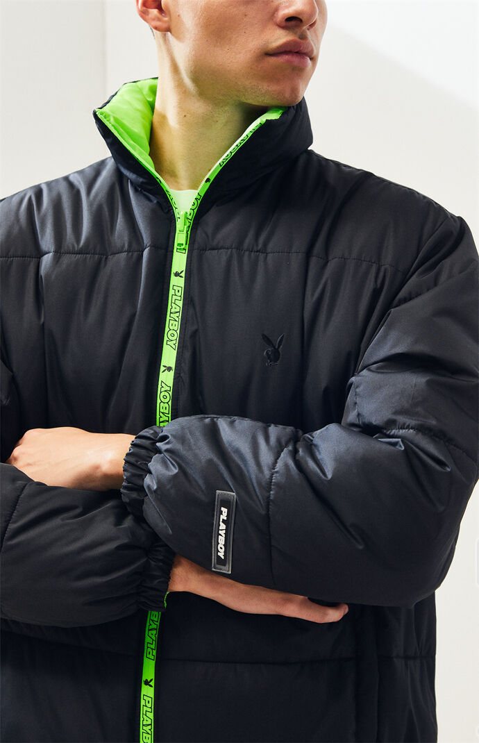 x Playboy Reversible Puffer Jacket