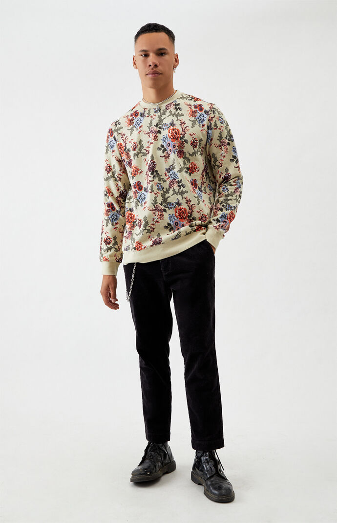 Piction Floral Crew Neck Sweatshirt