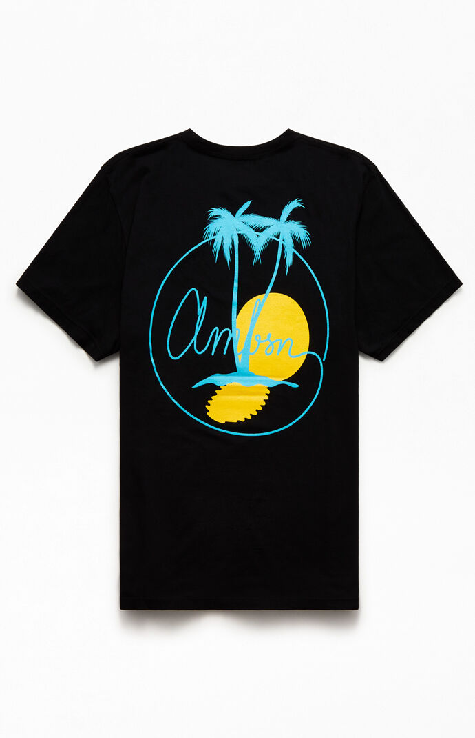 Sunset Palm Tree Short Sleeve T-Shirt