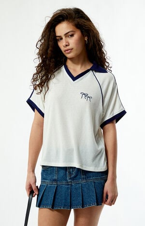 Kelli Pointelle Polo Shirt image number 2