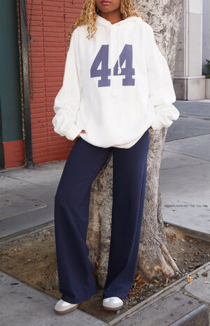 White Christy 44 Oversized Hoodie image number 4