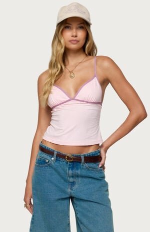 Leona Contrast Tank Top image number 1
