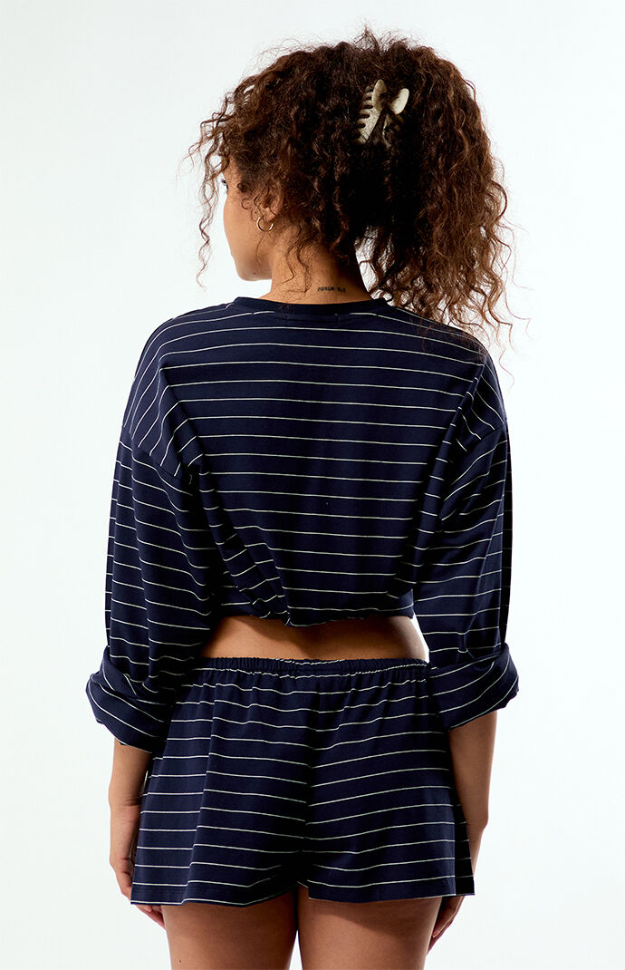 WEWOREWHAT Striped Knit Pull-On Hot Shorts